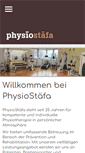 Mobile Screenshot of physiostaefa.ch